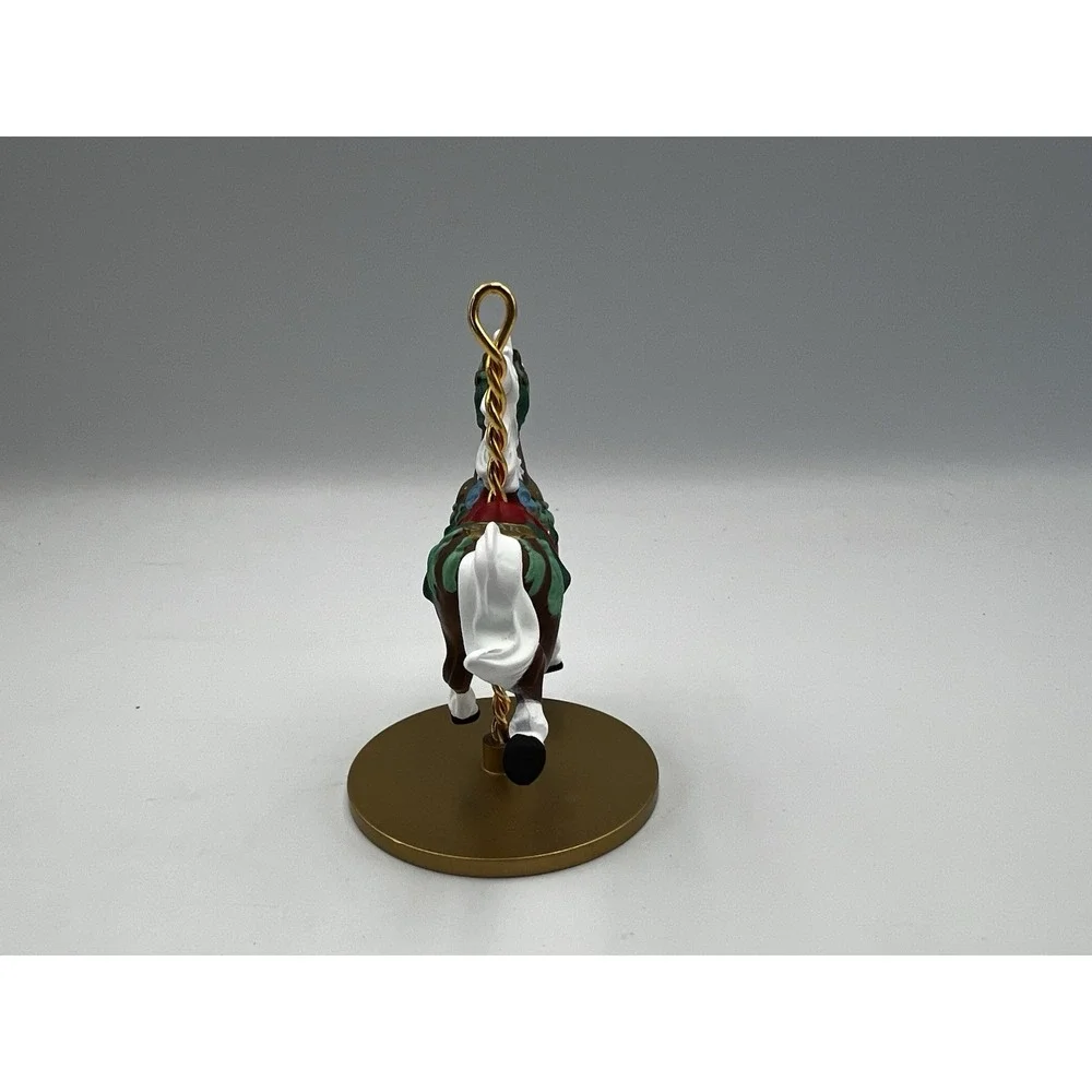 Vintage 1989 Hallmark Keepsake Christmas Ornament Carousel Horse Star #3
